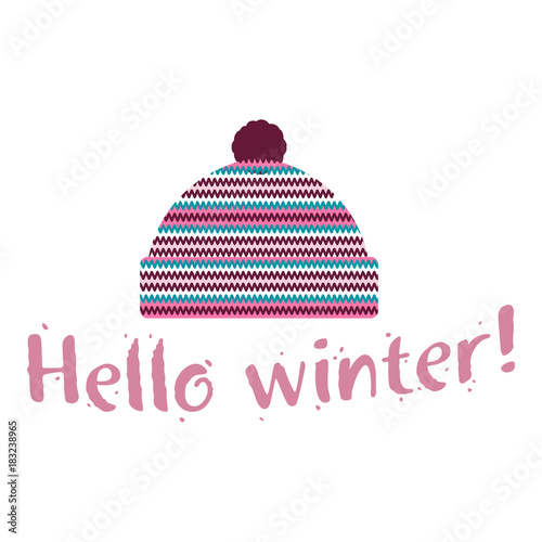 Winter cap illustrations