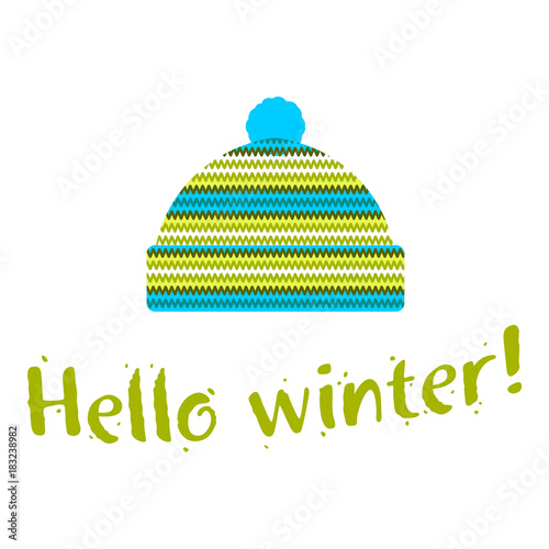 Winter cap illustrations