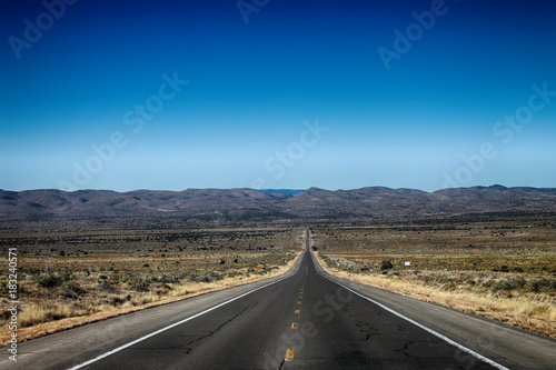 Desert Road in New Mexico