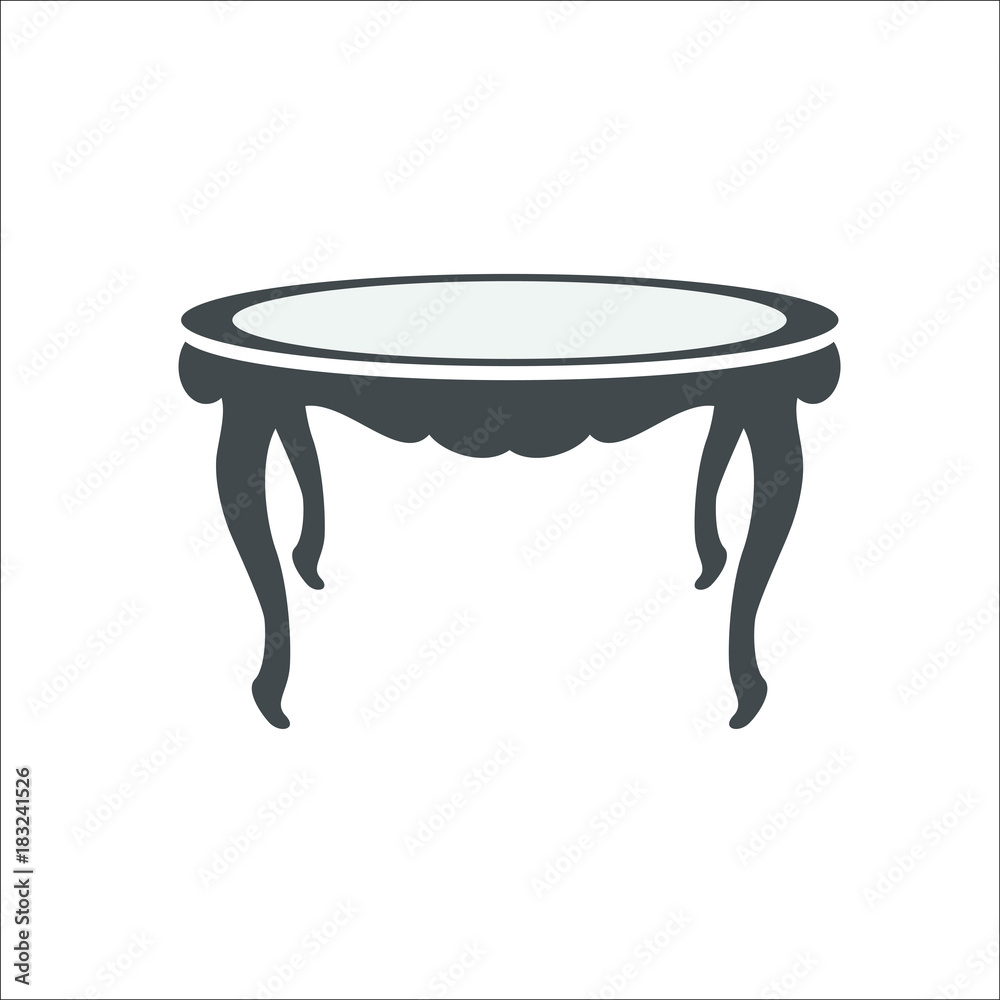 Table icon.  illustration