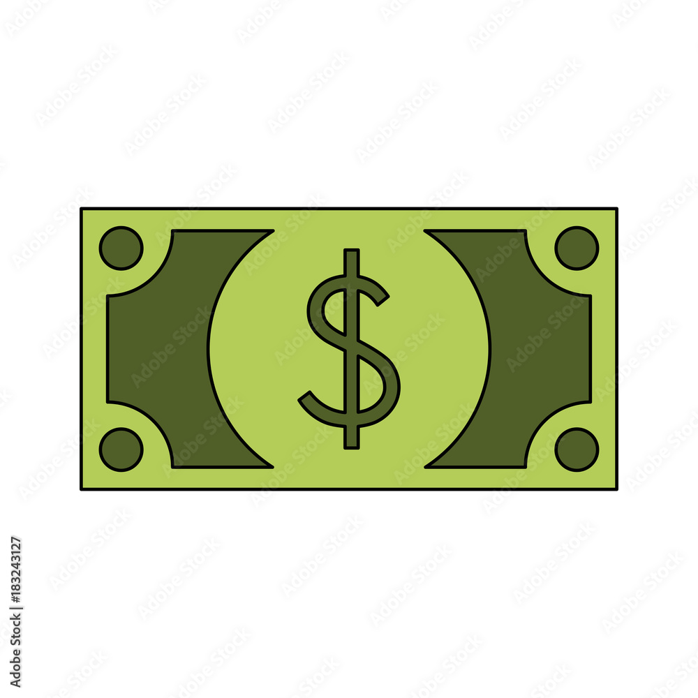 Money bill isolated icon vector illustration graphic design Money bill isolated icon vector illustration graphic design
