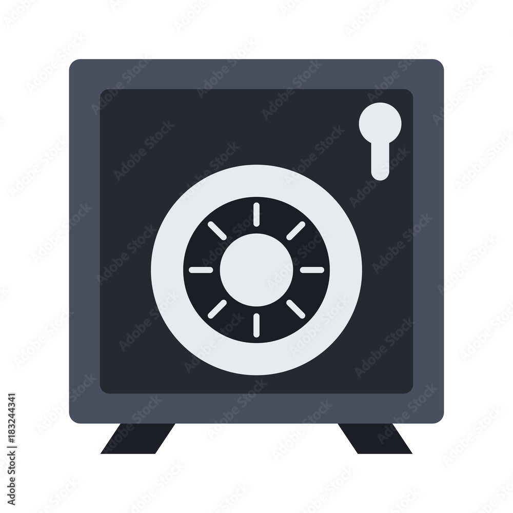 Strongbox security device icon vector illustration graphic design Strongbox security device icon vector illustration graphic design