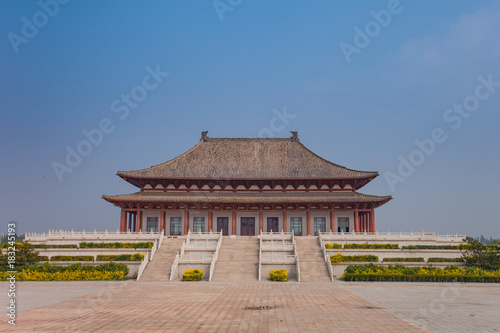 Replica Ming Dynasty builing and couryard