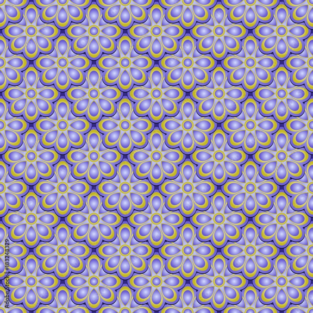 seamless pattern with flower