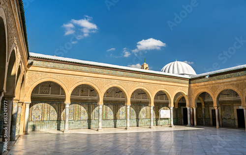Barbier Mosque or Sidi Sahab Mausoleum in Kairouan, Tunisia