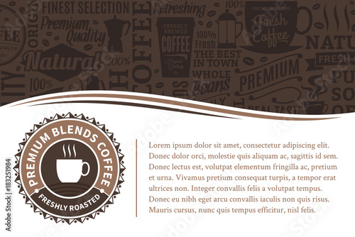 Vector coffee illustration