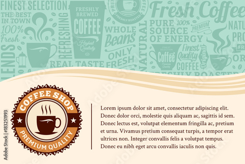 Vector coffee illustration