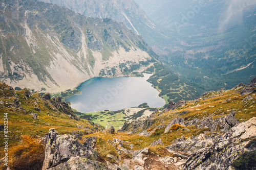 View of High Tatra mountains in Poland photo