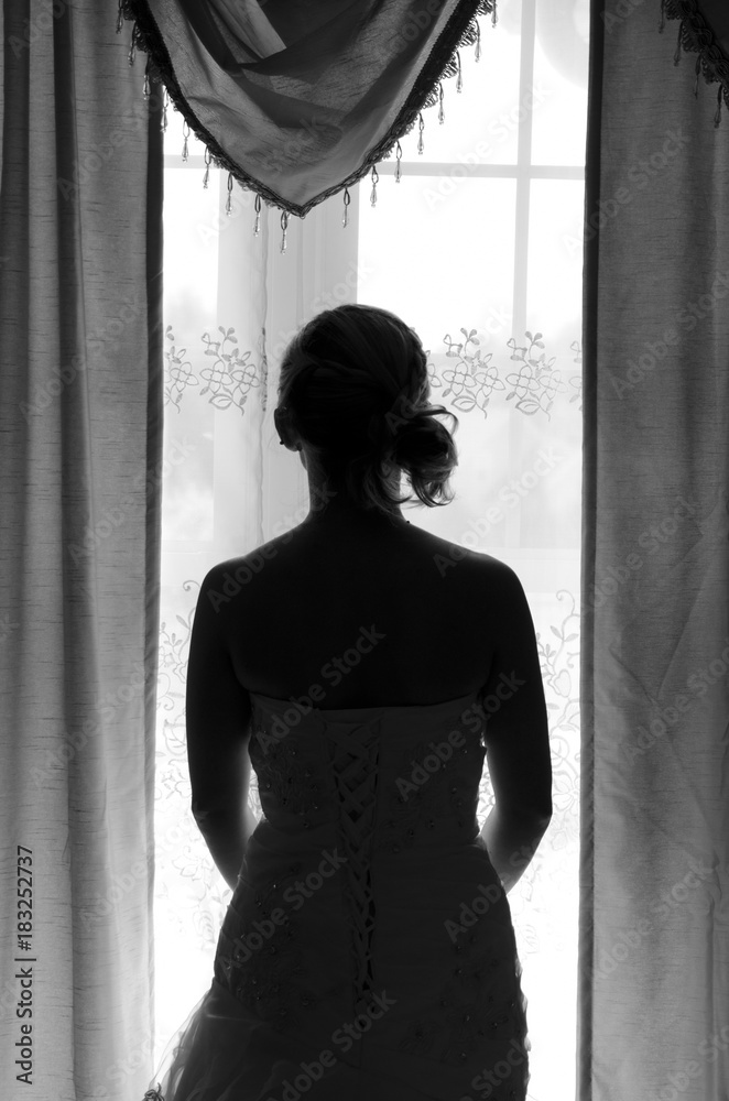 Bride in Silhouette 