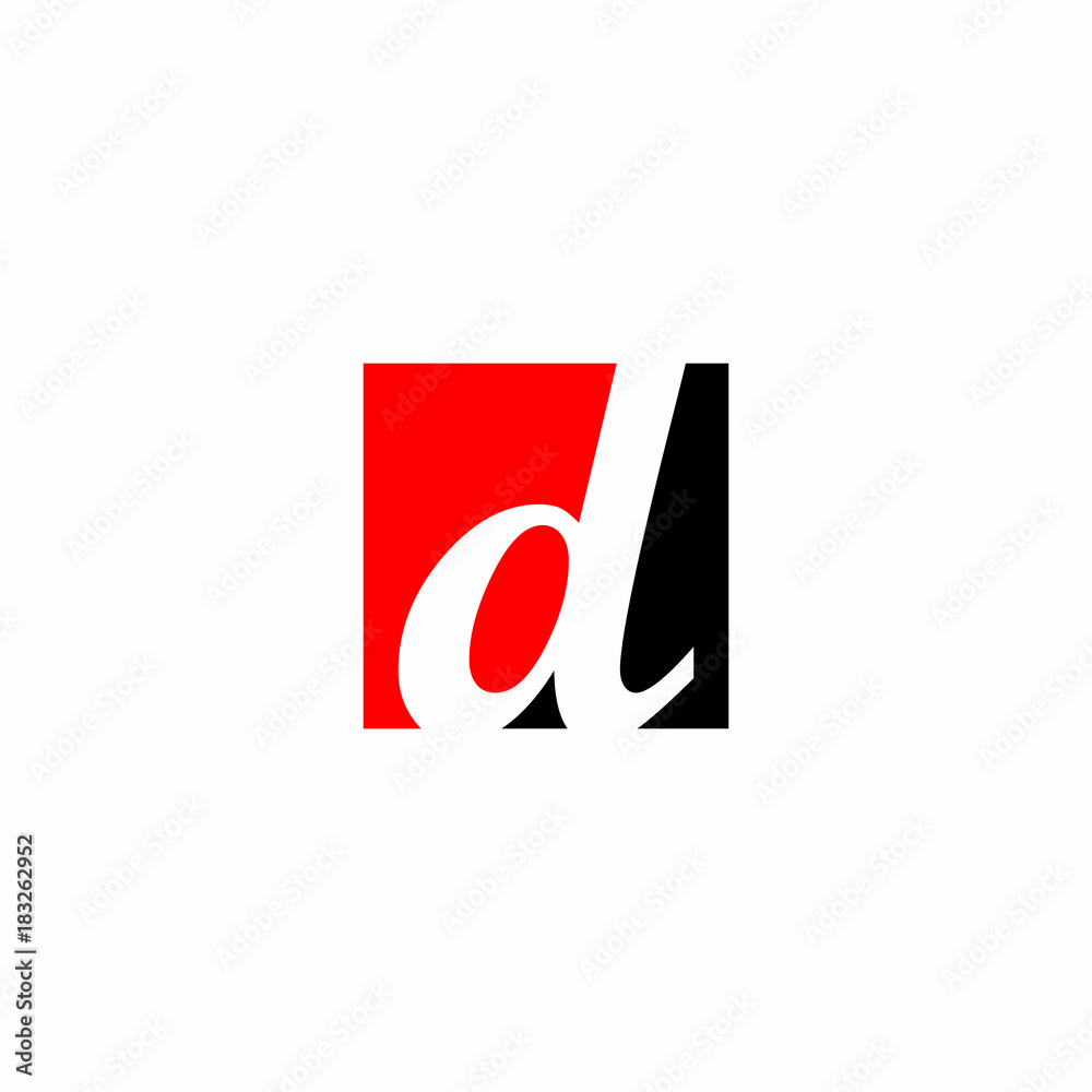 Red and Black Abc Letter Initial Logo Vector Red and Black Abc Letter Initial Logo Vector