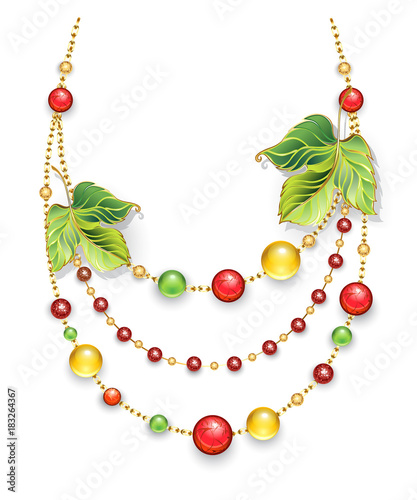 Autumn necklace