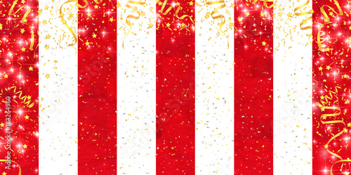 初売り　紅白　金　背景