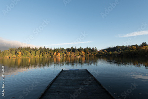 A dock on the lost lagoon vancouver canada © Eagle