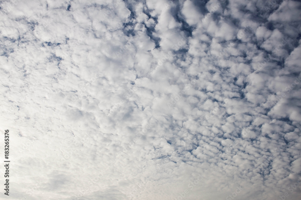 Clouds with textures background.