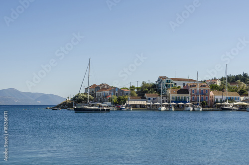 vote sail sailing in the bay of fiskardo kefalonia