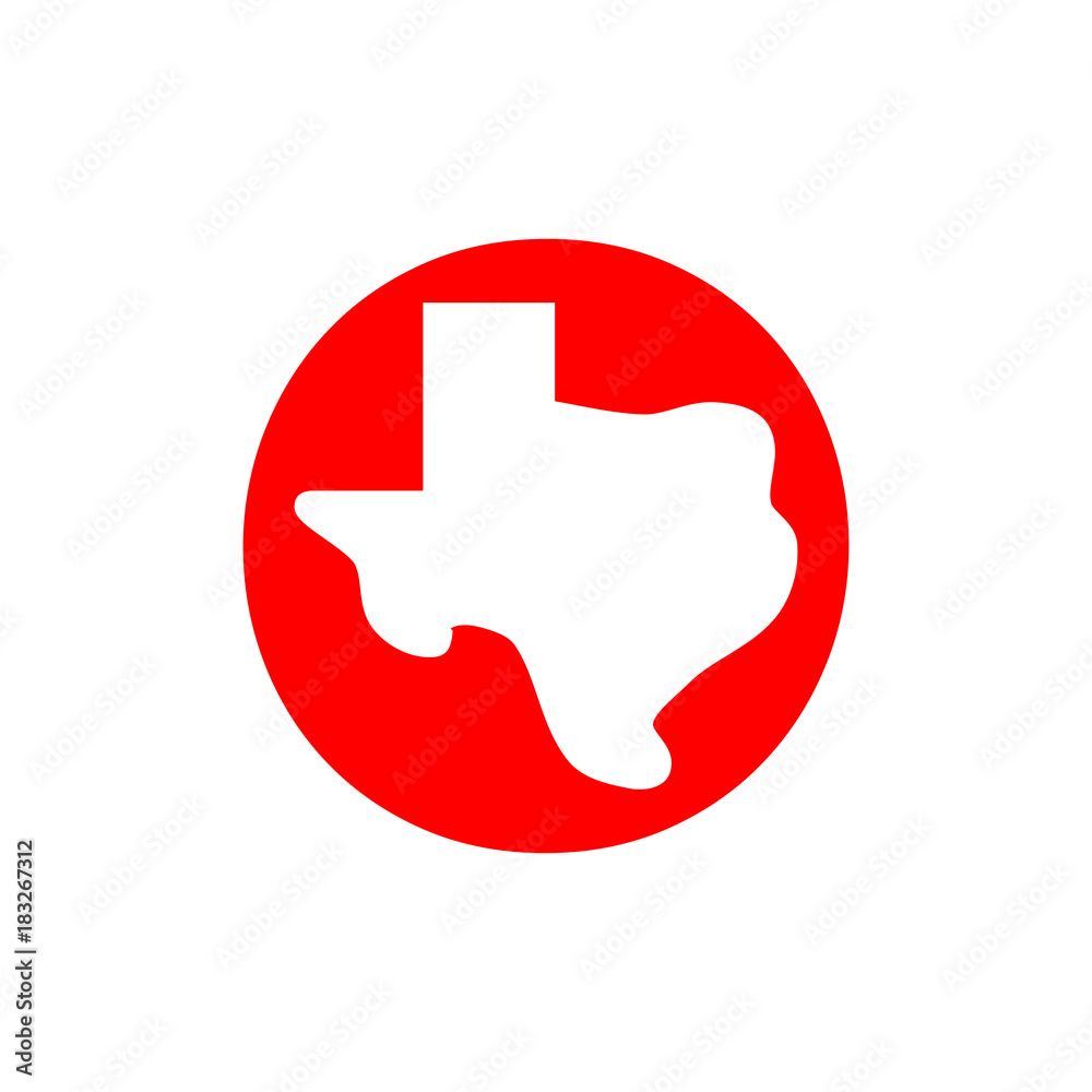 Texas Maps Logo Vector