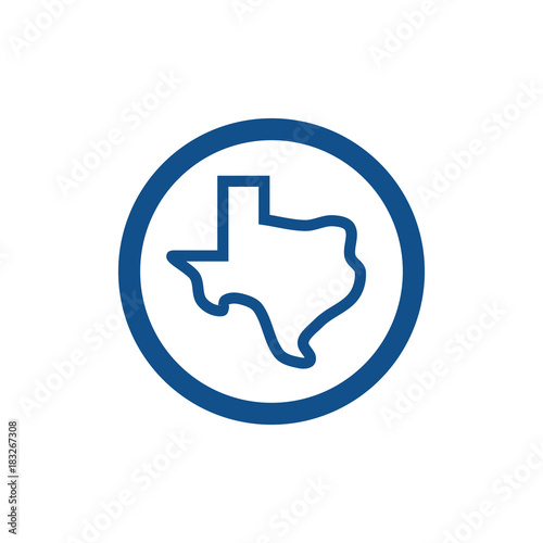 Texas Maps Logo Vector