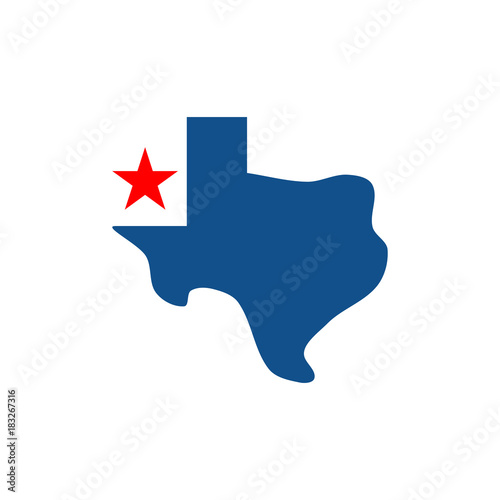Texas Maps Logo Vector