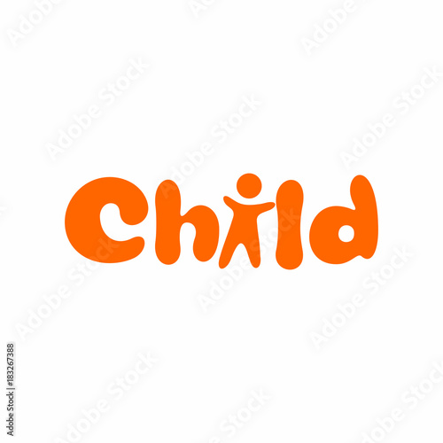 Kid Child Logo Vector