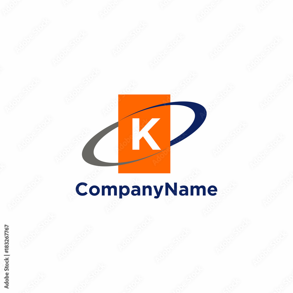 Orange Square with Abc Initial Letter Logo Vector Orange Square with Abc Initial Letter Logo Vector