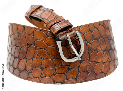 leather ladies belt photo