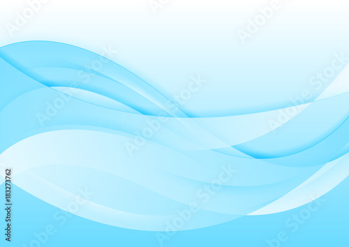 Light blue abstract wavy background