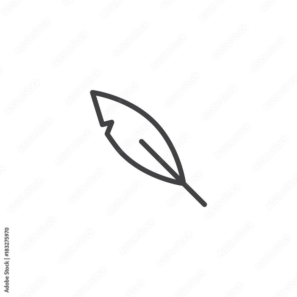 Quill line icon Quill line icon