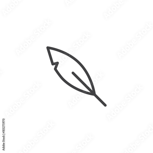 Quill line icon