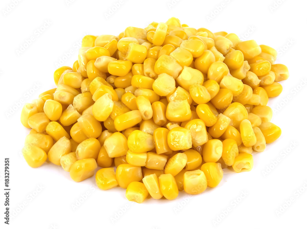 Sweet corn isolated on white background Sweet corn isolated on white background