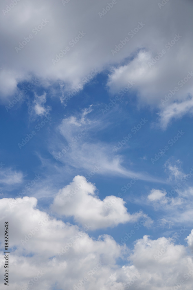 Obraz premium 青空と雲