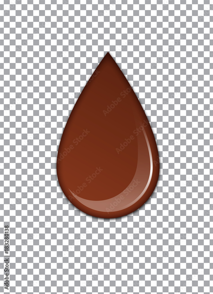 Melted Chocolate Syrup. Sweet Design. Vector illustration Melted Chocolate Syrup. Sweet Design. Vector illustration