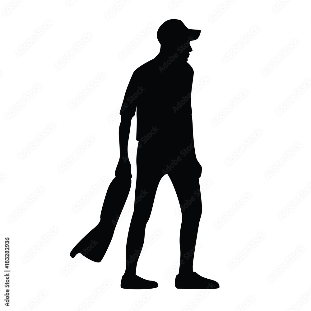 posing man silhouette illustration design posing man silhouette illustration design