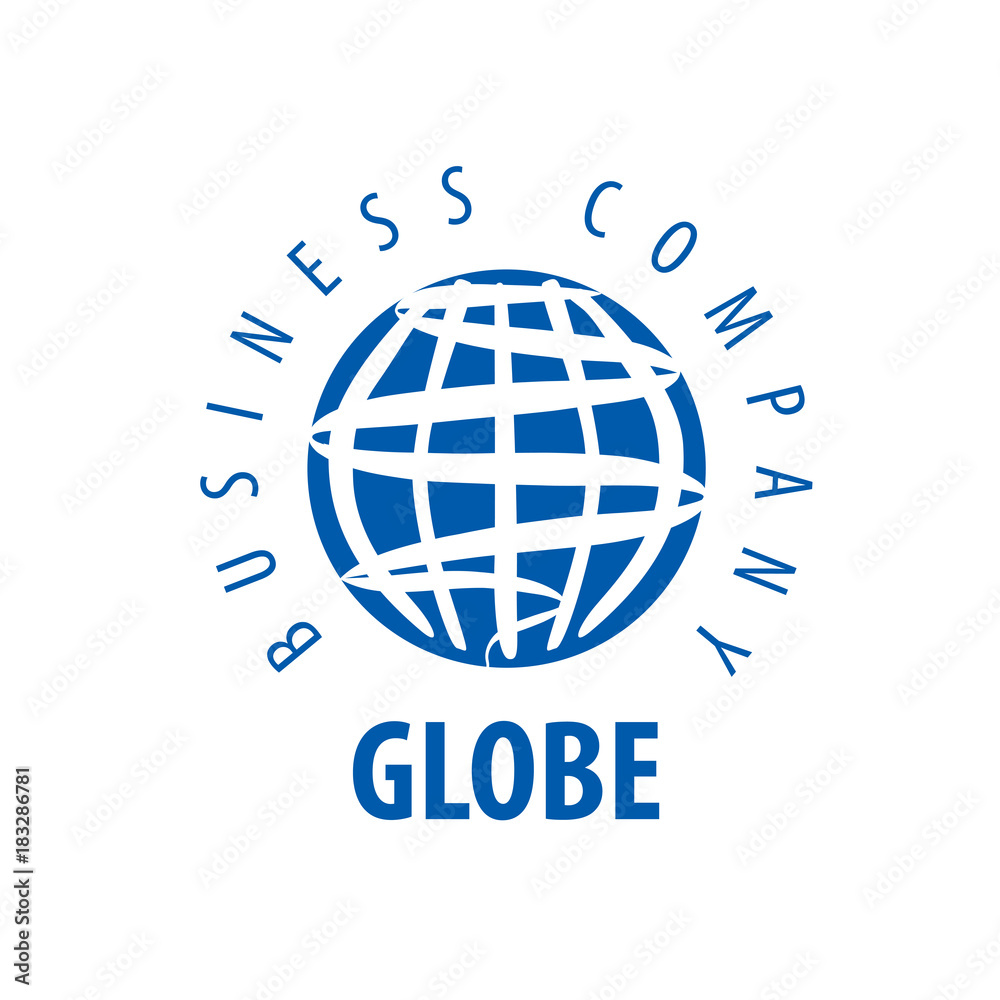 Earth logo template. Globe sign Earth logo template. Globe sign