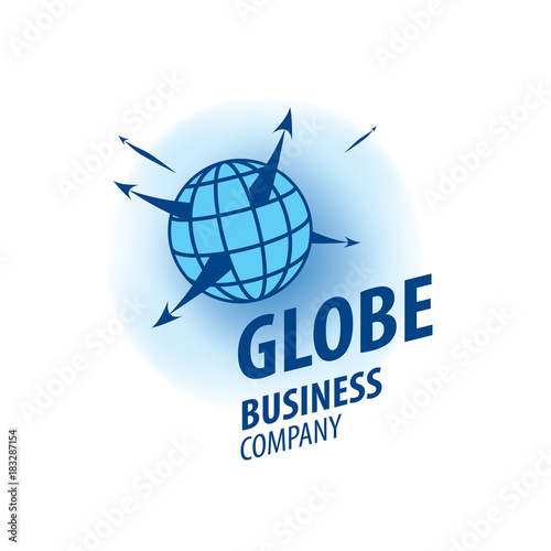 Earth logo template. Globe sign