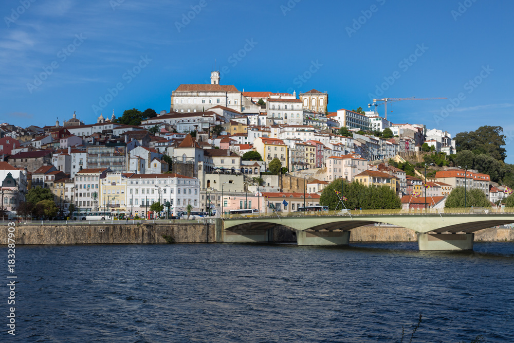 View of Coimbra, Old Town in Portugal