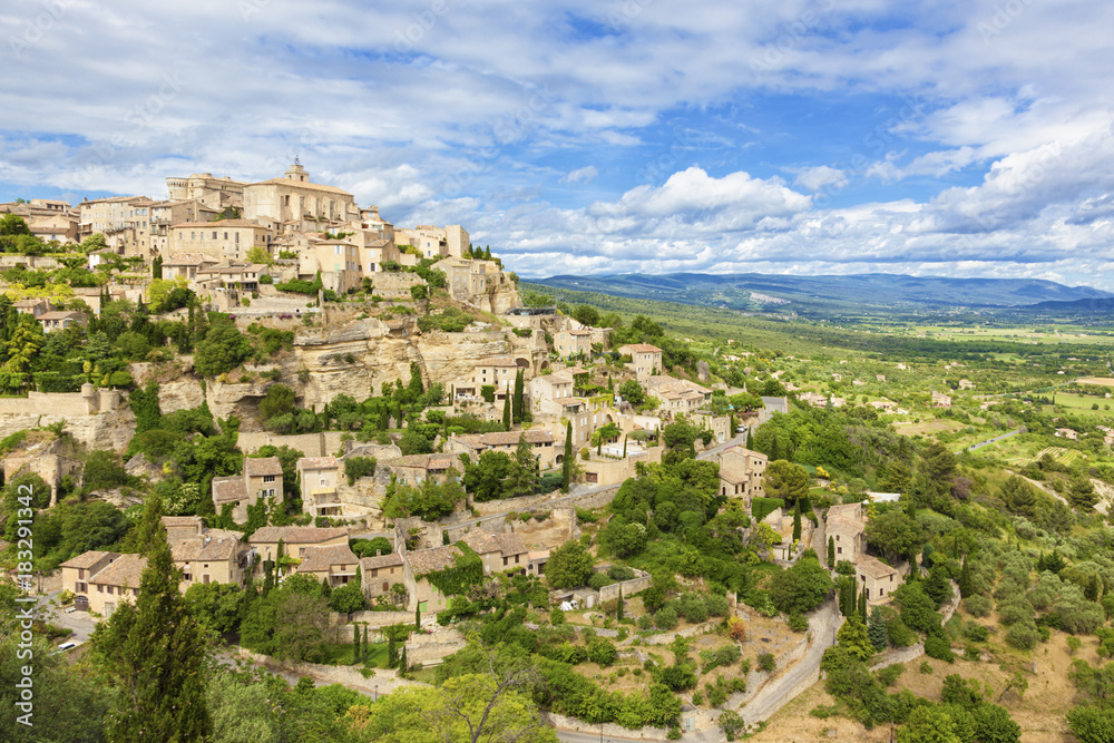 Village in the Provence, France