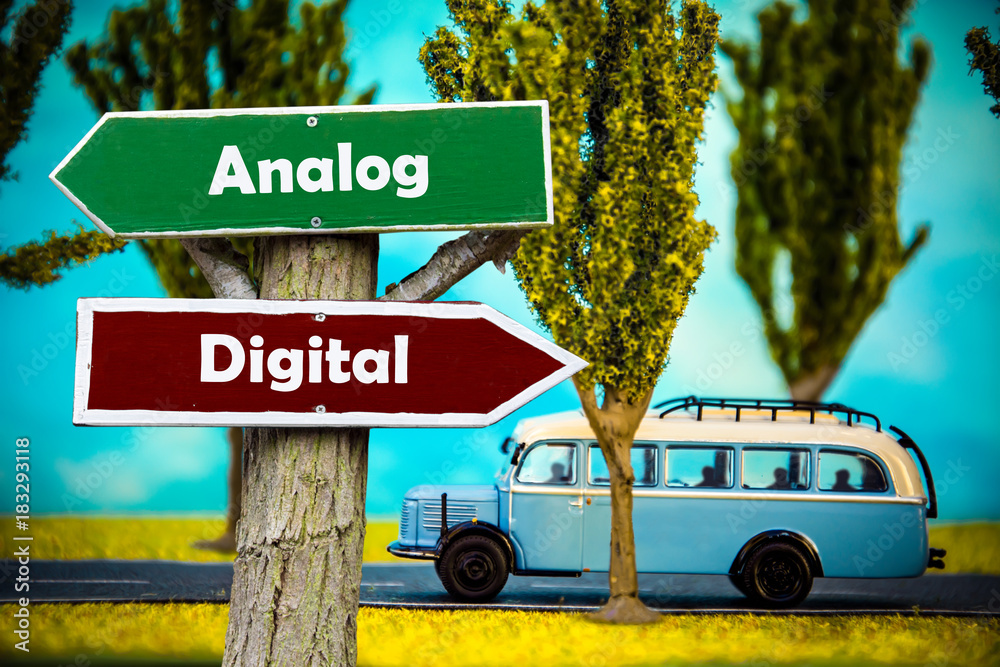 Fototapeta premium Schild 308 - Analog
