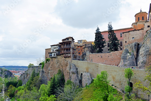 Hängende Häuser von Cuenca Spanien photo