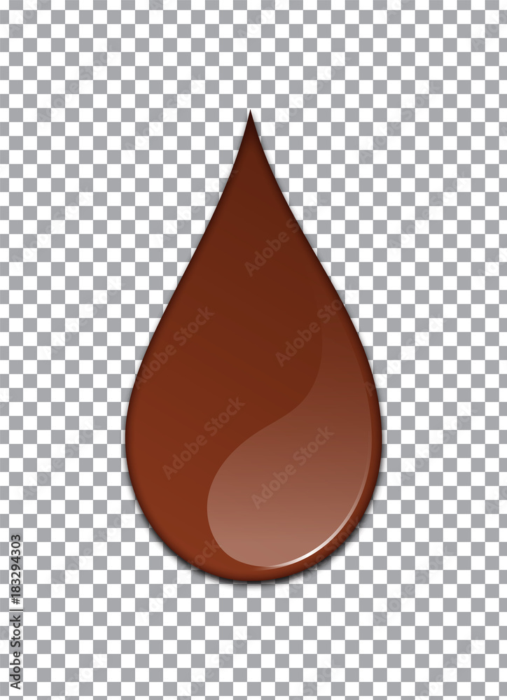 Melted Chocolate Syrup. Sweet Design. Vector illustration. Melted Chocolate Syrup. Sweet Design. Vector illustration.