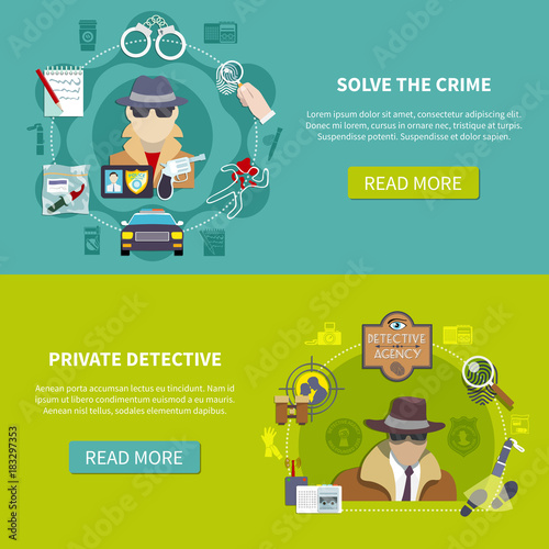 Detective Banner Set
