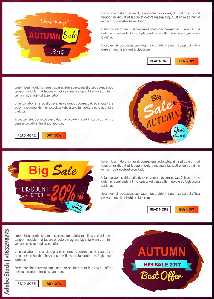 Obraz premium Fall Autumn Sale 2017 Best Offer Special Discount