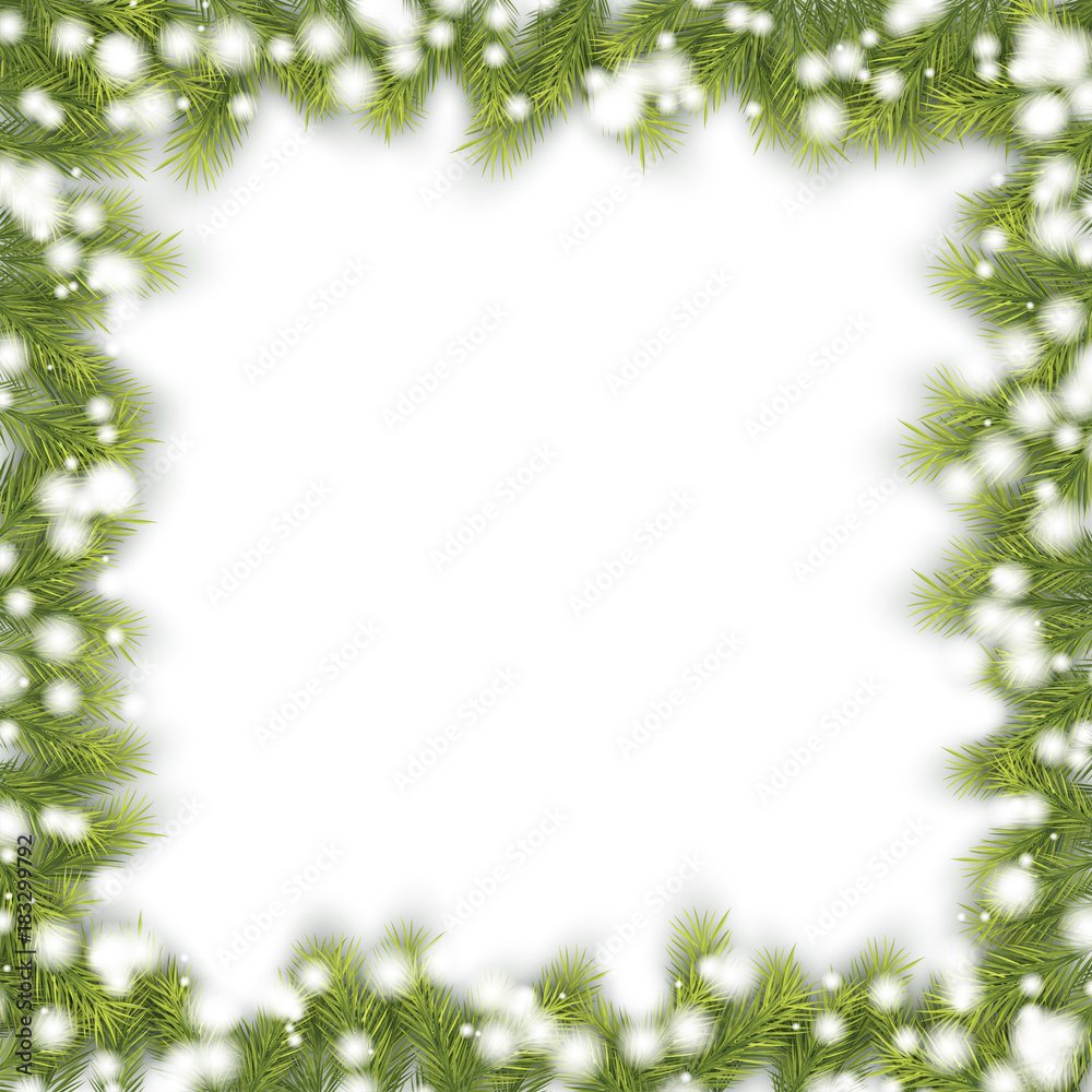 Fir Frame for Christmas Fir Frame for Christmas