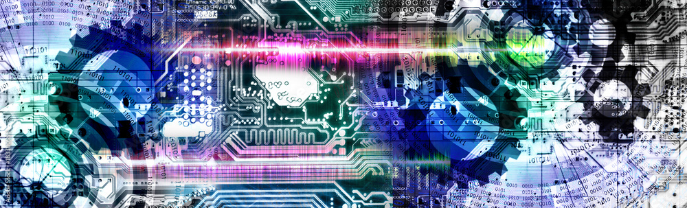Obraz premium technology cyber