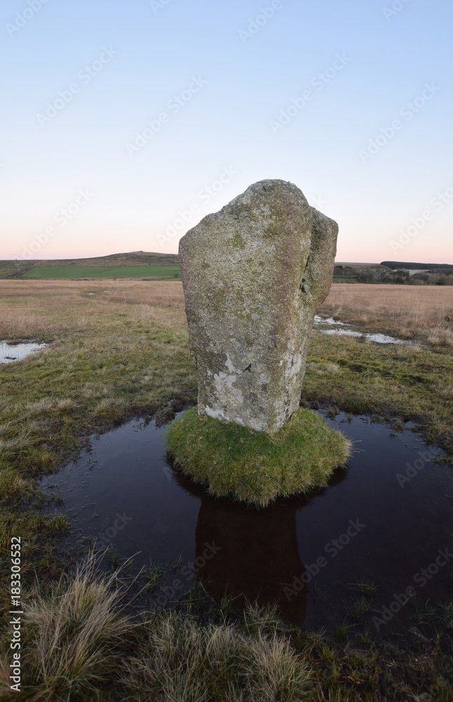 Trippet Stones Bodmin Moor Cornwall