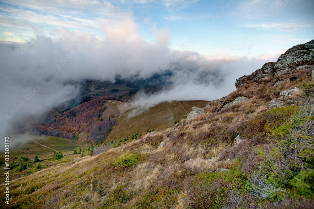 Beautiful Carpathian mountains in autumn Beautiful Carpathian mountains in autumn