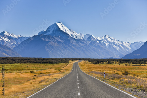 Mount Cook, der Höchste Berg Neuseelands, Alpen,Südinsel © Uwe