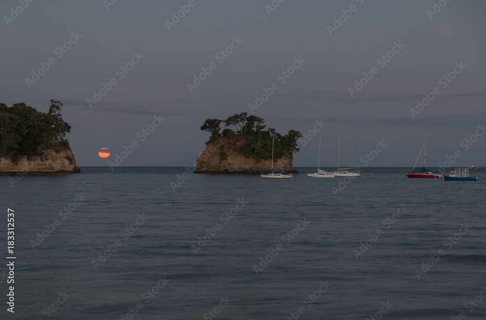 Obraz premium Supermoon rising