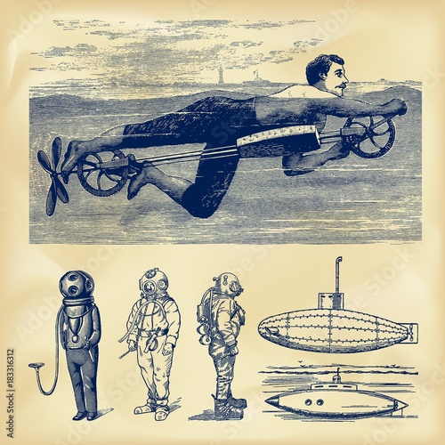 Vintage nautical collection