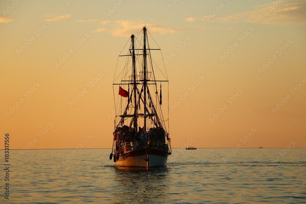 Hatay İskenderun, boat sailing