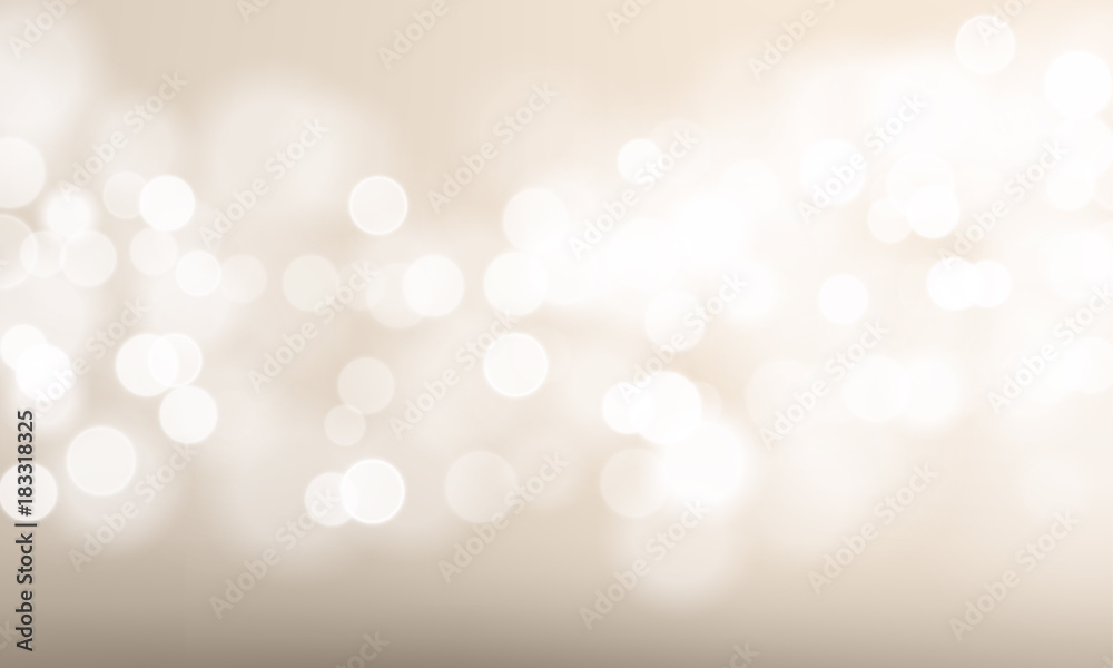 Vektorová grafika „Abstract light blur and bokeh effect background. Vector  defocused sun shine or sparkling lights and glittering glow for festival or  white celebration background template“ ze služby Stock | Adobe Stock